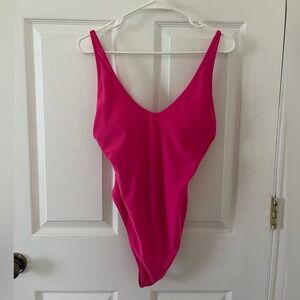 RELLECIGA Bright Pink One Piece Swimsuit